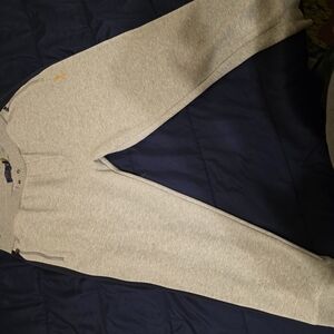 Polo Ralph Lauren Light Gray Joggers with Gold Logo
